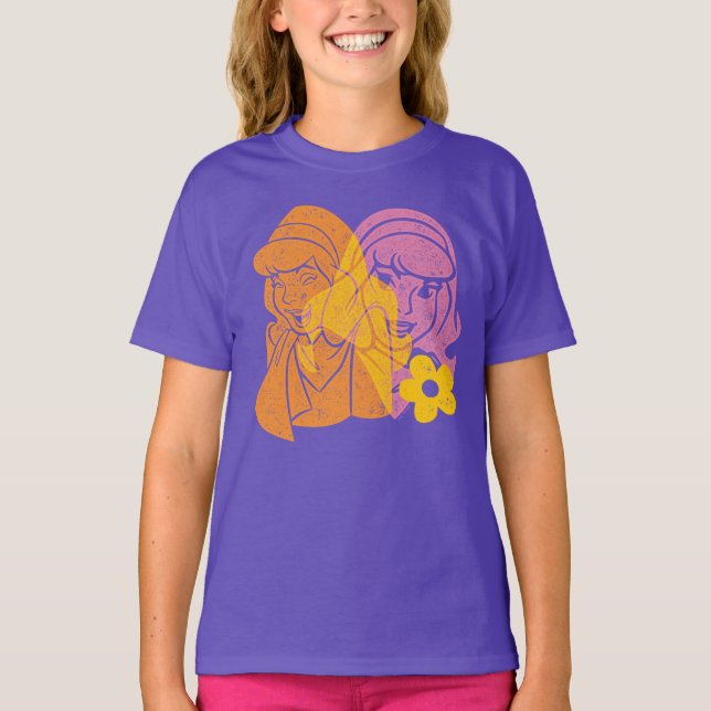 Scooby-Doo | Daphne Flower Potrait T-Shirt (Front)