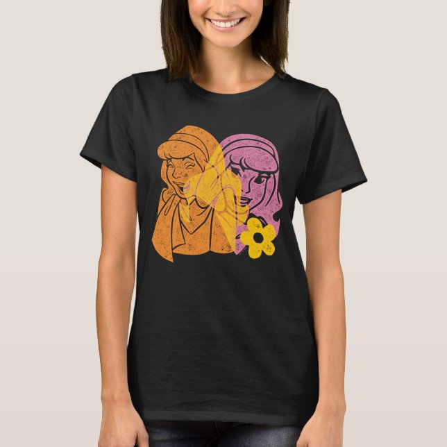 Scooby-Doo | Daphne Flower Potrait T-Shirt (Front)