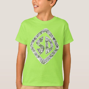 Scooby-Doo Doodle Art T-Shirt
