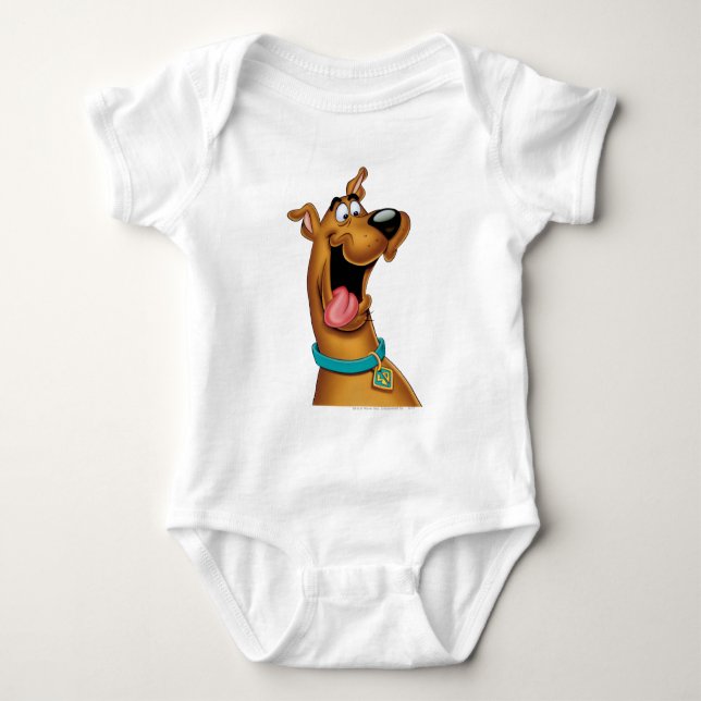 Scooby-Doo Excited Face Baby Bodysuit (Front)