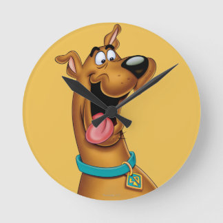 Scooby-Doo Excited Face Round Clock