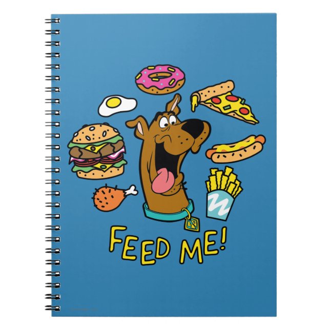 Scooby-Doo Feed Me! Spiral Notebook (Front)