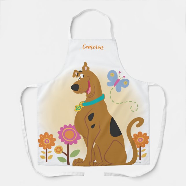 Scooby-Doo Following Butterfly Apron (Front)