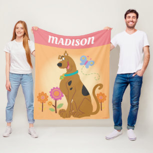 Scooby-Doo Following Butterfly Fleece Blanket