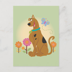 Scooby-Doo Following Butterfly Postcard