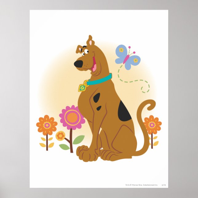 Scooby-Doo Following Butterfly Poster (Front)