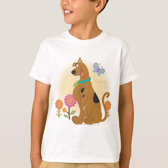 Scooby-Doo Following Butterfly T-Shirt (Front)