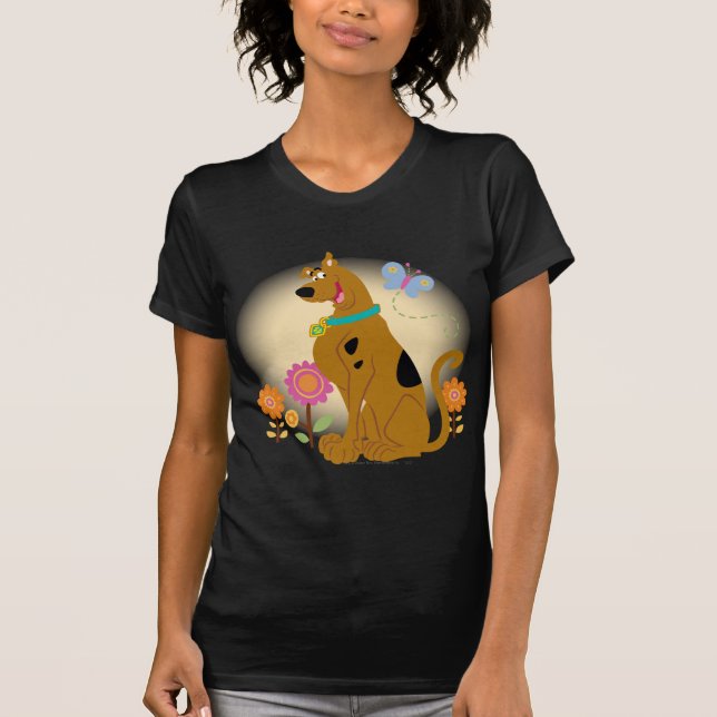 Scooby-Doo Following Butterfly T-Shirt (Front)