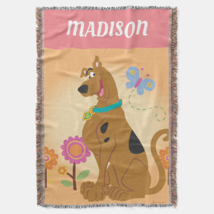 Scooby-Doo Following Butterfly Throw Blanket