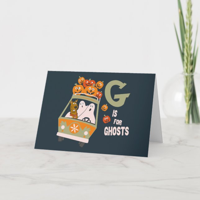 Scooby-Doo | G is for Ghosts Note Card (Front)