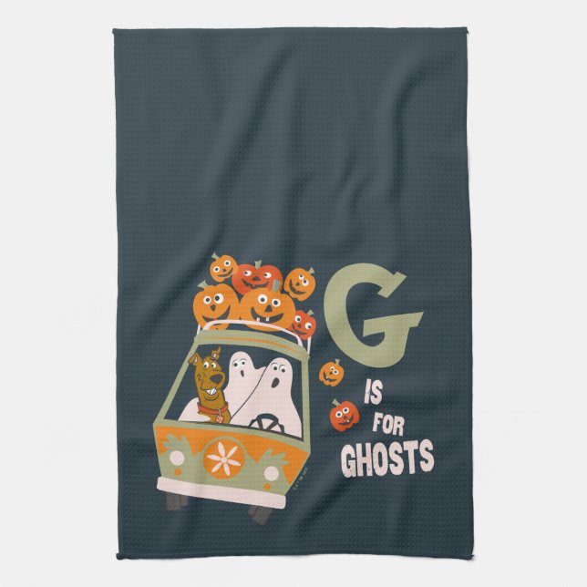 Scooby-Doo | G is for Ghosts Tea Towel (Vertical)