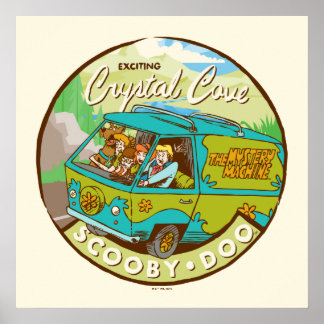 Scooby-Doo | Gang Driving Through "Crystal Cove" Poster