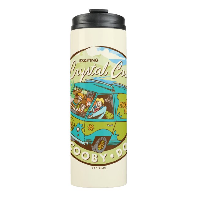 Scooby-Doo | Gang Driving Through "Crystal Cove" Thermal Tumbler (Front)