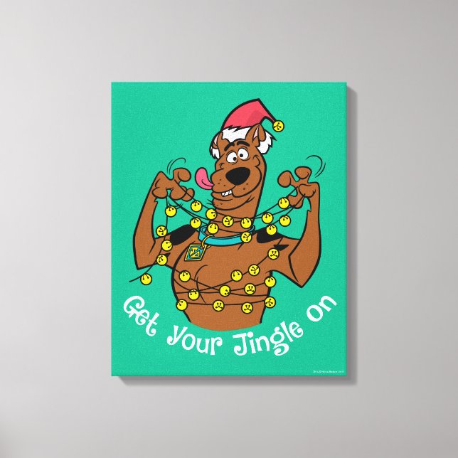 Scooby-Doo "Get Your Jingle On" Canvas Print (Front)