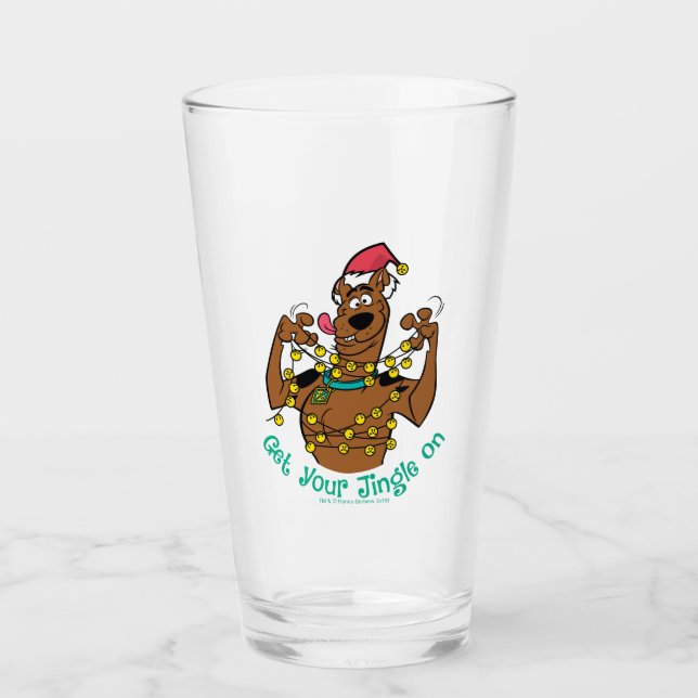 Scooby-Doo "Get Your Jingle On" Glass (Front)