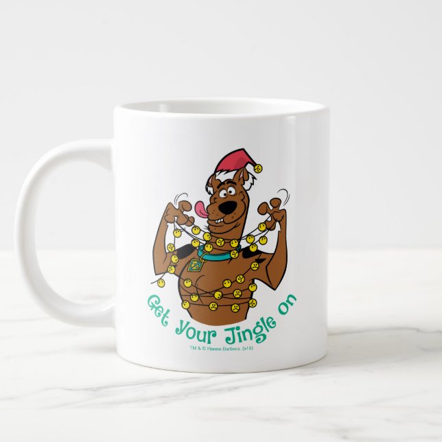 Scooby-Doo "Get Your Jingle On" Large Coffee Mug (Left)