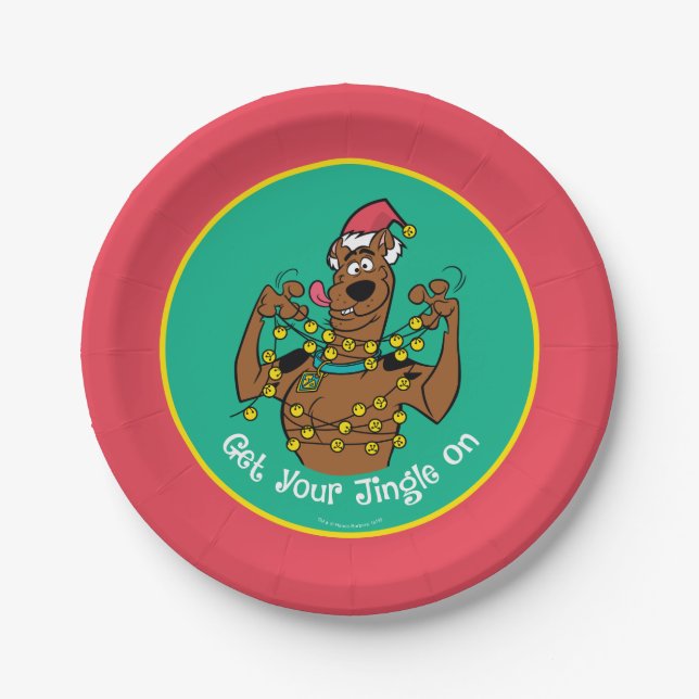 Scooby-Doo "Get Your Jingle On" Paper Plate (Front)