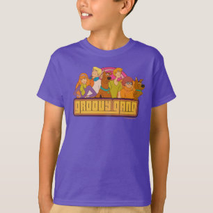 Scooby-Doo   "Groovy Gang" Retro Cartoon Graphic T-Shirt