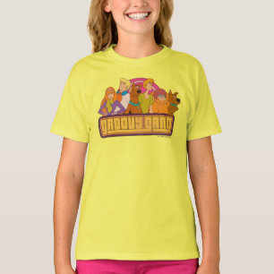 Scooby-Doo   "Groovy Gang" Retro Cartoon Graphic T-Shirt