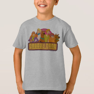 Scooby-Doo   "Groovy Gang" Retro Cartoon Graphic T-Shirt