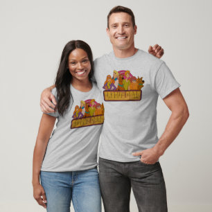 Scooby-Doo   "Groovy Gang" Retro Cartoon Graphic T-Shirt