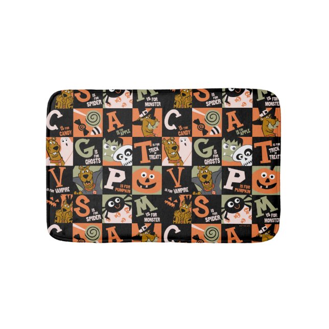 Scooby-Doo | Halloween Pattern Bath Mat (Front)