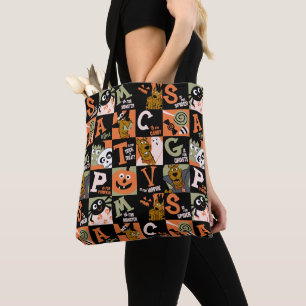 Scooby-Doo Halloween Pattern Tote Bag