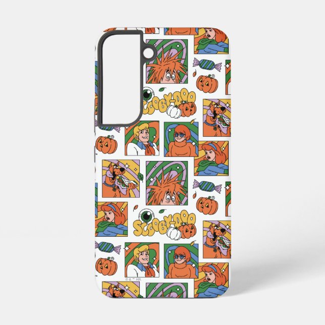 Scooby-Doo Halloween Photos Pattern Samsung Galaxy S22 Case (Back)