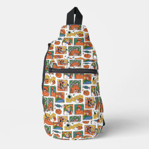 Scooby-Doo Halloween Photos Pattern Sling Bag