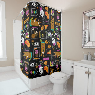 Scooby-Doo Halloween Scooby-Doo Pattern Shower Curtain