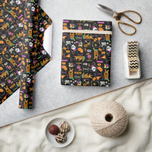 Scooby-Doo   Halloween Scooby-Doo Pattern Wrapping Paper