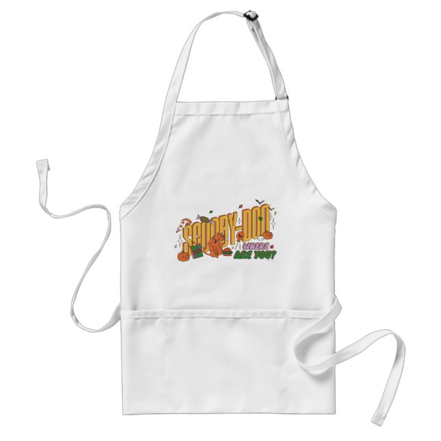 Scooby-Doo Halloween Snack Logo Standard Apron (Front)