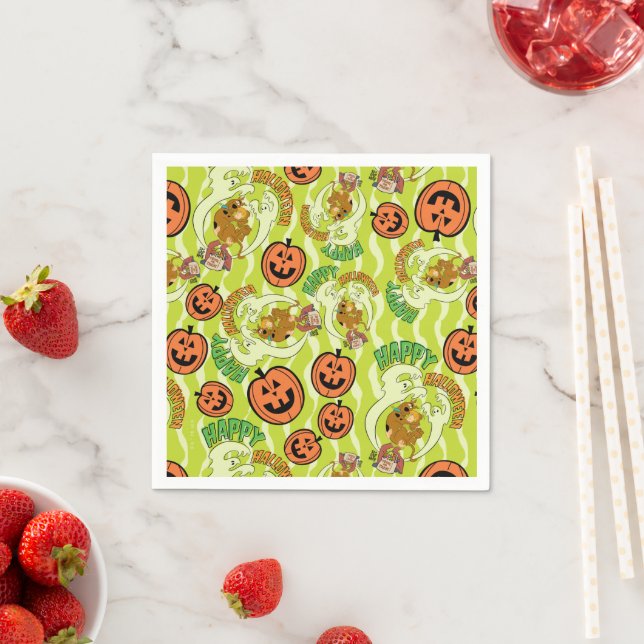 Scooby-Doo | Happy Halloween Pattern Napkin (Insitu)
