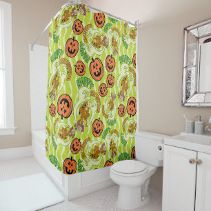 Scooby-Doo Happy Halloween Pattern Shower Curtain