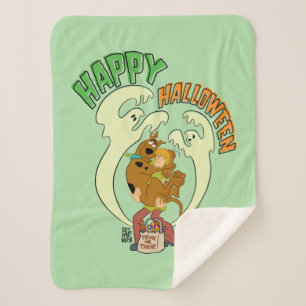 Scooby-Doo   Happy Halloween Sherpa Blanket