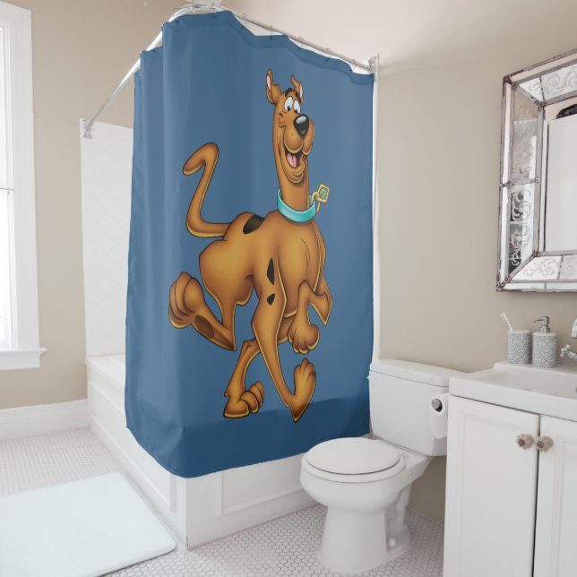 Scooby-Doo Happy Walk Shower Curtain (In Situ)
