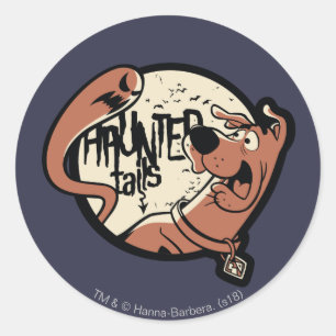 Scooby-Doo "Haunted Tails" Classic Round Sticker