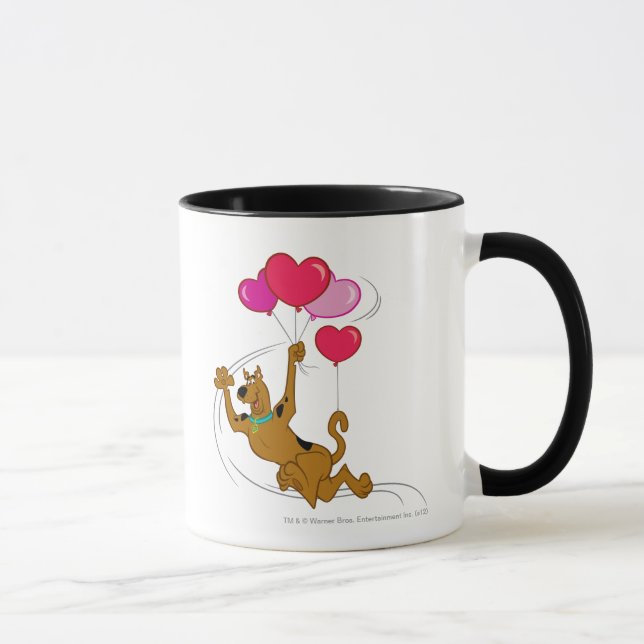 Scooby Doo - Heart Balloons Mug (Right)