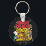 Scooby-Doo | "Heavy Meddle" Graphic Key Ring<br><div class="desc">Check out Scooby-Doo and the gang posing for this metal music band inspired graphic: "Heavy Meddle".</div>