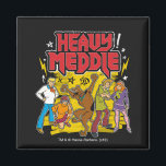 Scooby-Doo | "Heavy Meddle" Graphic Magnet<br><div class="desc">Check out Scooby-Doo and the gang posing for this metal music band inspired graphic: "Heavy Meddle".</div>