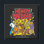 Scooby-Doo | "Heavy Meddle" Graphic Magnet<br><div class="desc">Check out Scooby-Doo and the gang posing for this metal music band inspired graphic: "Heavy Meddle".</div>