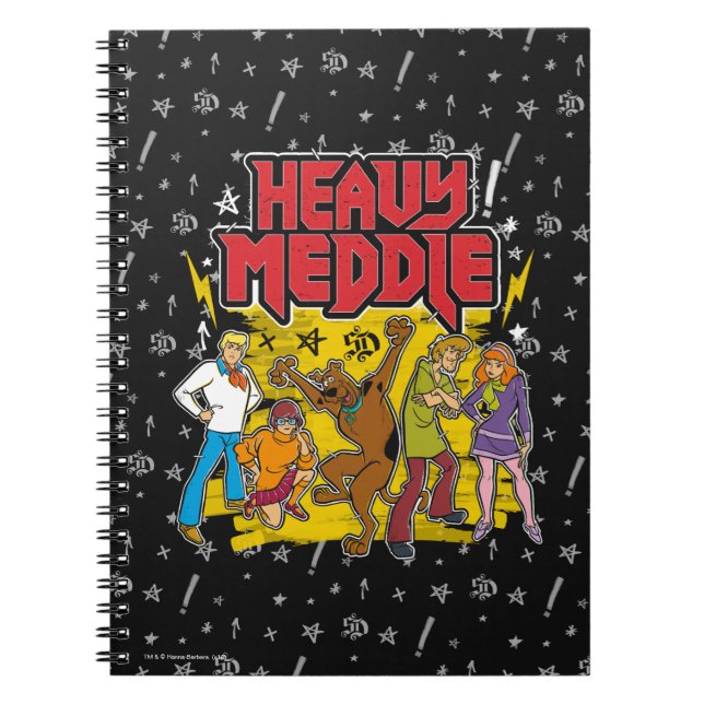 Scooby-Doo | "Heavy Meddle" Graphic Spiral Notebook (Front)