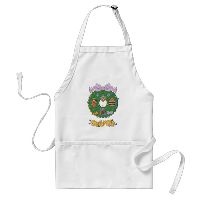 Scooby-Doo Holiday Snack Wreath Graphic Standard Apron (Front)