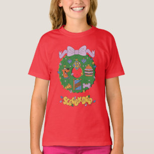 Scooby-Doo Holiday Snack Wreath Graphic T-Shirt