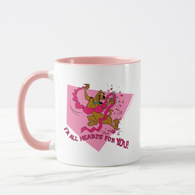 Scooby-Doo - I'm All Hearts For You Mug (Left)