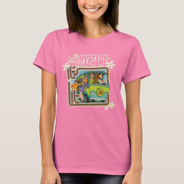 Scooby-Doo | "It's Lit" Mystery Machine Graphic T-Shirt (Front)