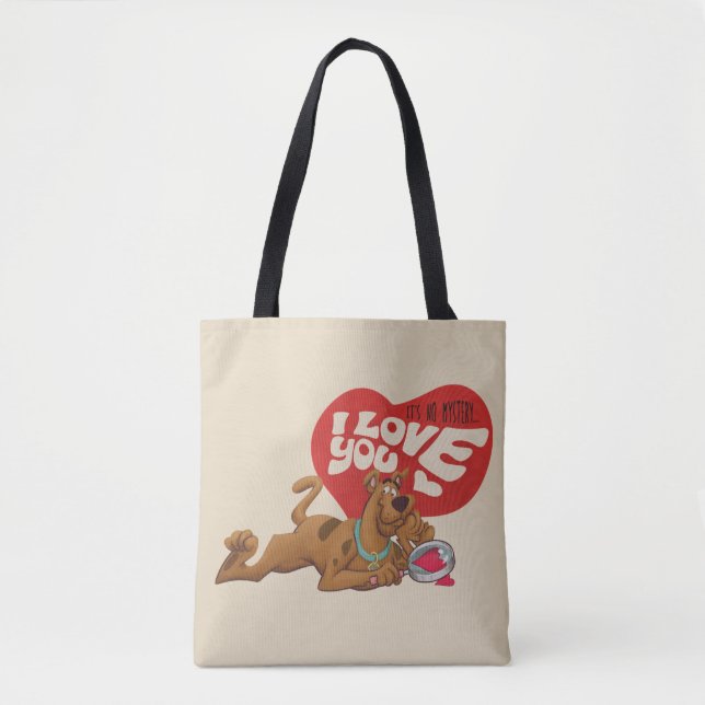 Scooby-Doo - It's No Mystery… I Love You Tote Bag (Front)