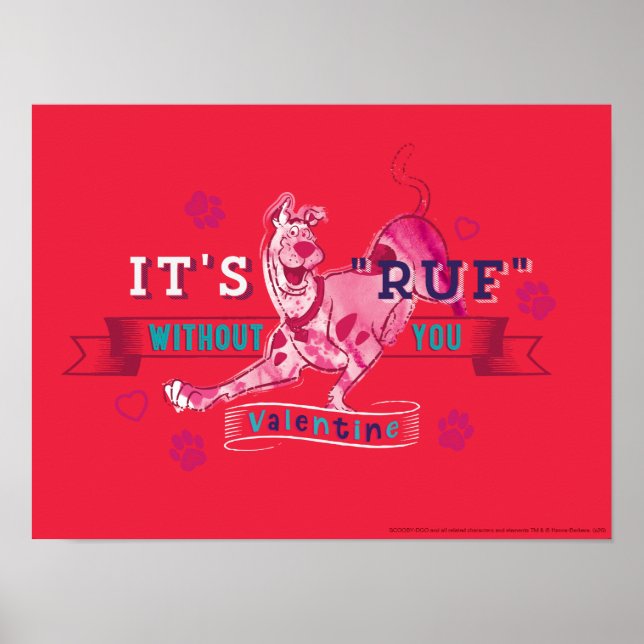 Scooby-Doo - It's Ruf Without You Poster (Front)