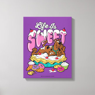 Scooby-Doo "Life Is Sweet" Canvas Print