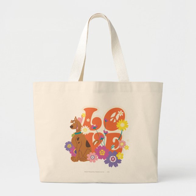 Scooby-Doo "Love" Large Tote Bag (Front)